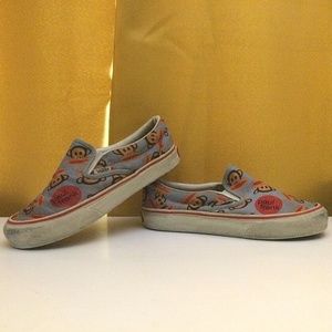 Limited Edition Paul Frank Monkey Slip-Ons Vans